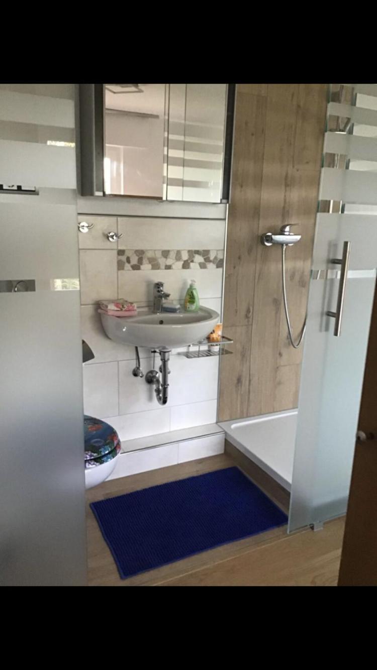 Aussichtszimmer Mit Modernem Glasbad Und Balkon Coblenza Exterior foto