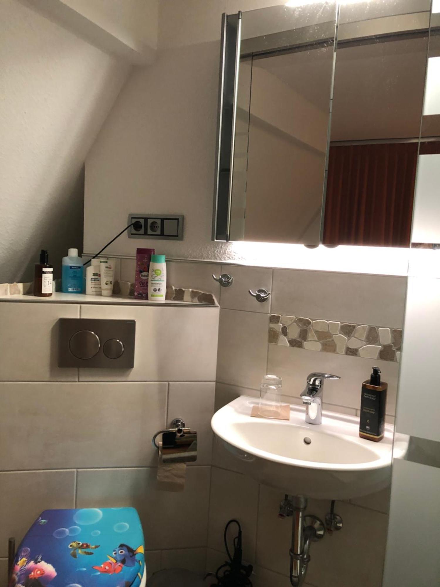 Aussichtszimmer Mit Modernem Glasbad Und Balkon Coblenza Exterior foto